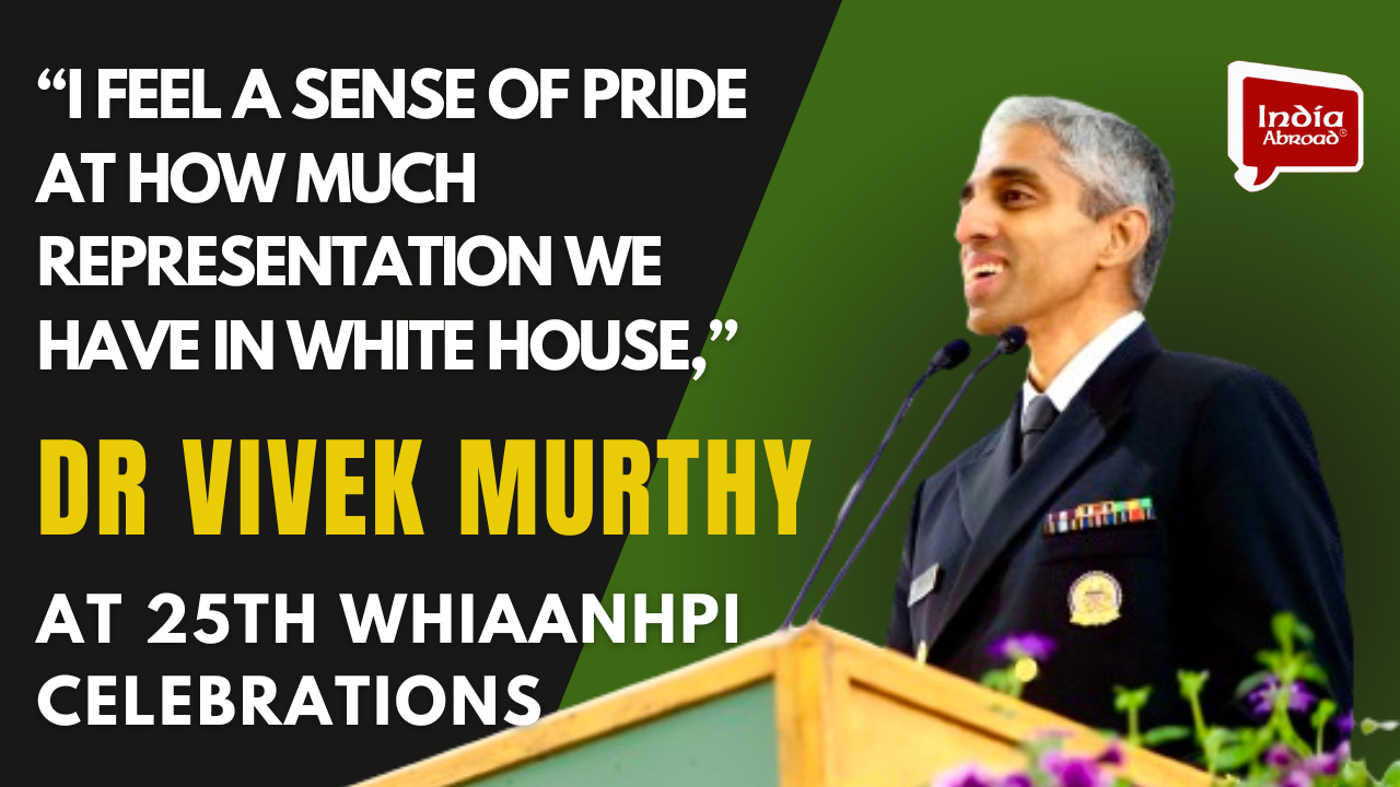 Feel proud at how much representation we have in White House, says Dr Vivek Murthy